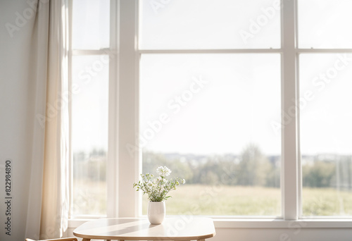 window in the morning