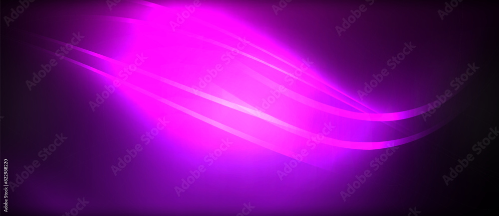 Neon glowing circle rays, light round lines in the dark, planet style neon wave lines. Energetic electric concept design for wallpaper, banner, background Neon glowing circle rays, light round lines in the dark, planet style neon wave lines. Energetic electric concept design for wallpaper, banner, background