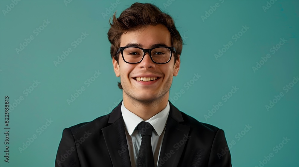 Confident and Successful Young Business Executive Smiling in Professional Portrait Confident and Successful Young Business Executive Smiling in Professional Portrait