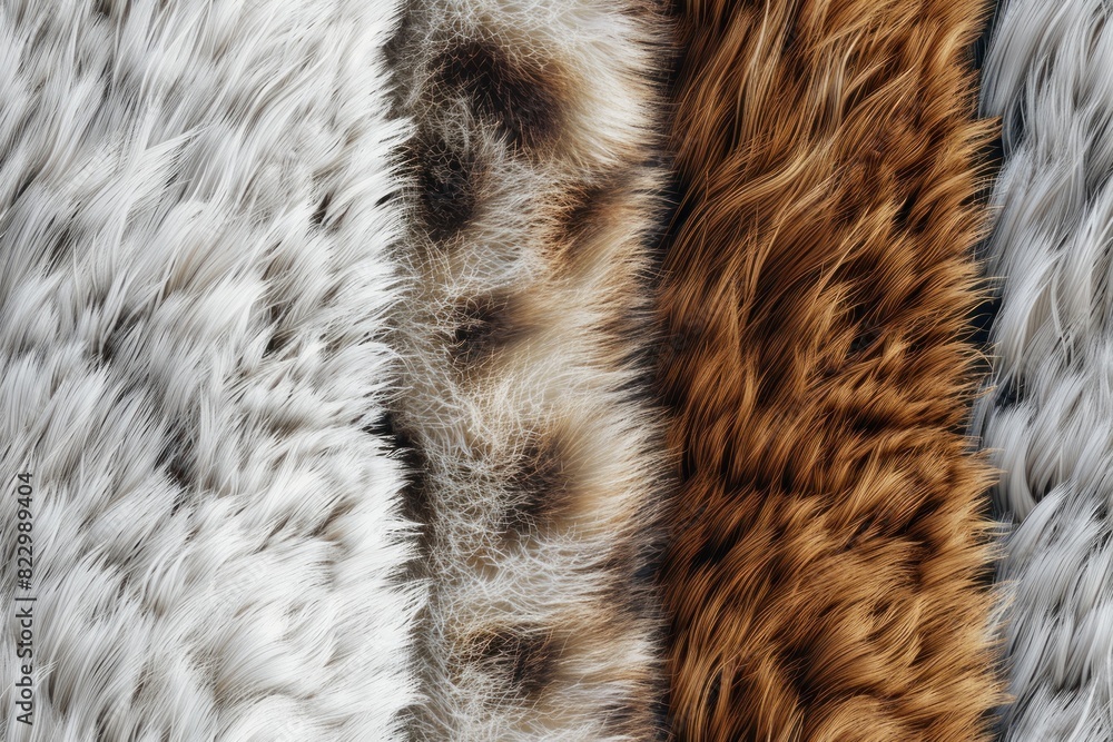Fur Elegance: Seamless Fur Textures with Realistic Variation Patterns Fur Elegance: Seamless Fur Textures with Realistic Variation Patterns
