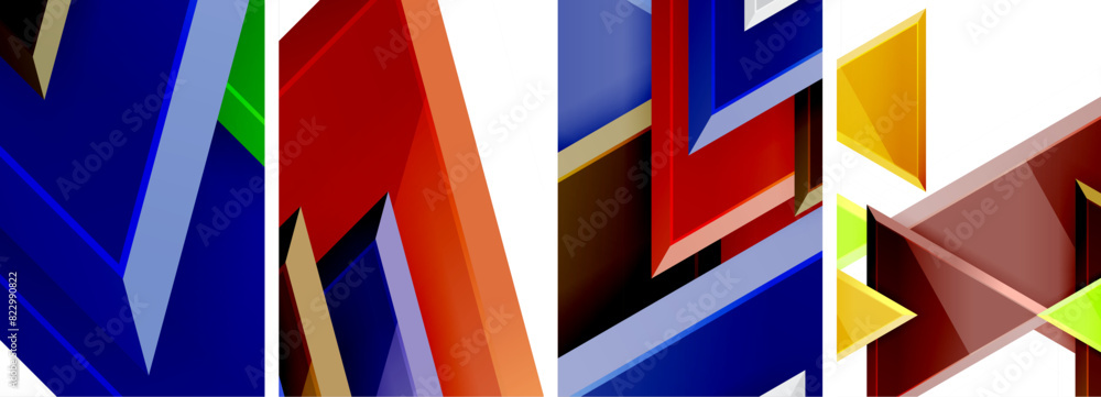 Triangle composition poster background set for wallpaper, business card, cover, poster, banner, brochure, header, website Triangle composition poster background set for wallpaper, business card, cover, poster, banner, brochure, header, website