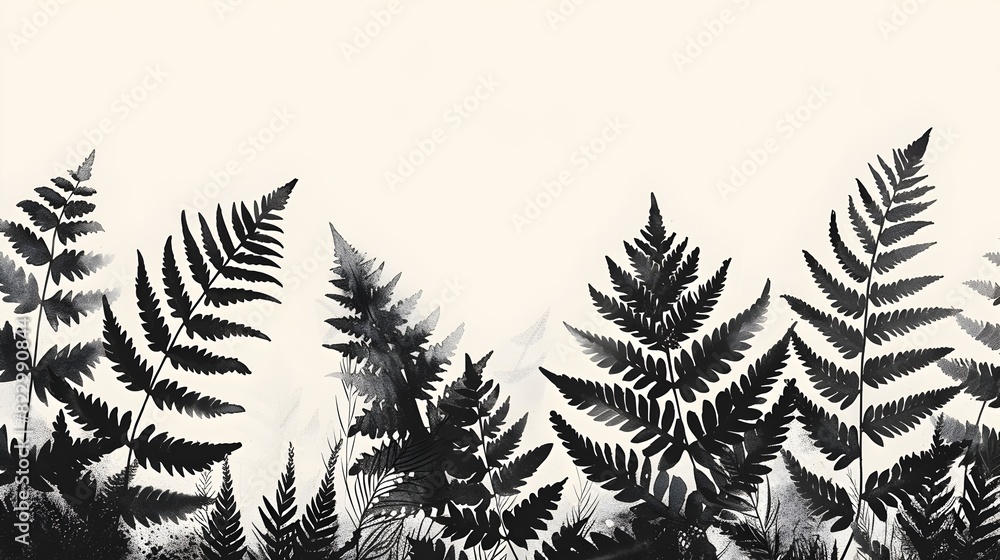 Mystical Ink Fern Capturing the Enchanting Beauty of Nature Mystical Ink Fern Capturing the Enchanting Beauty of Nature