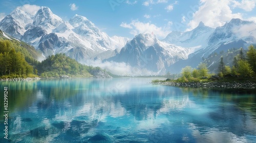 lake and mountains © David Kreuzberg