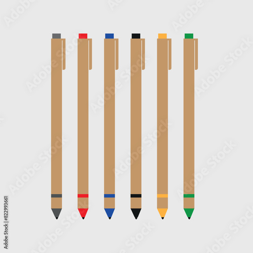 colored pencils