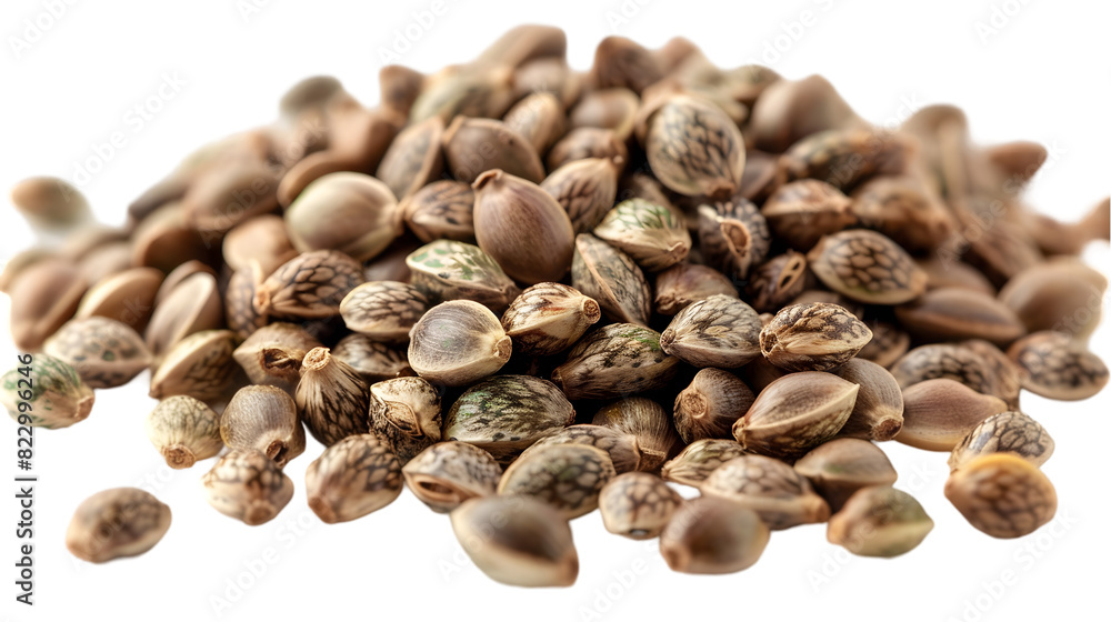 macro hemp seeds isolated on a transparent background macro hemp seeds isolated on a transparent background