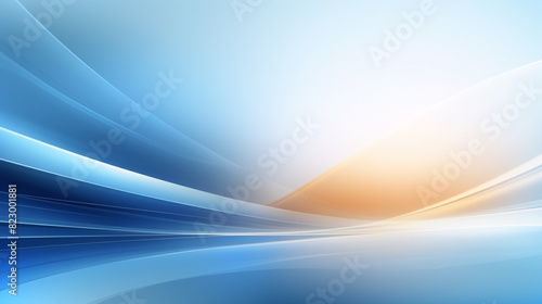 Abstract soft blue wave background. 3d blue background with blue lines curved wavy sparkle with copy space for text. Three-dimensional wave and blue background.