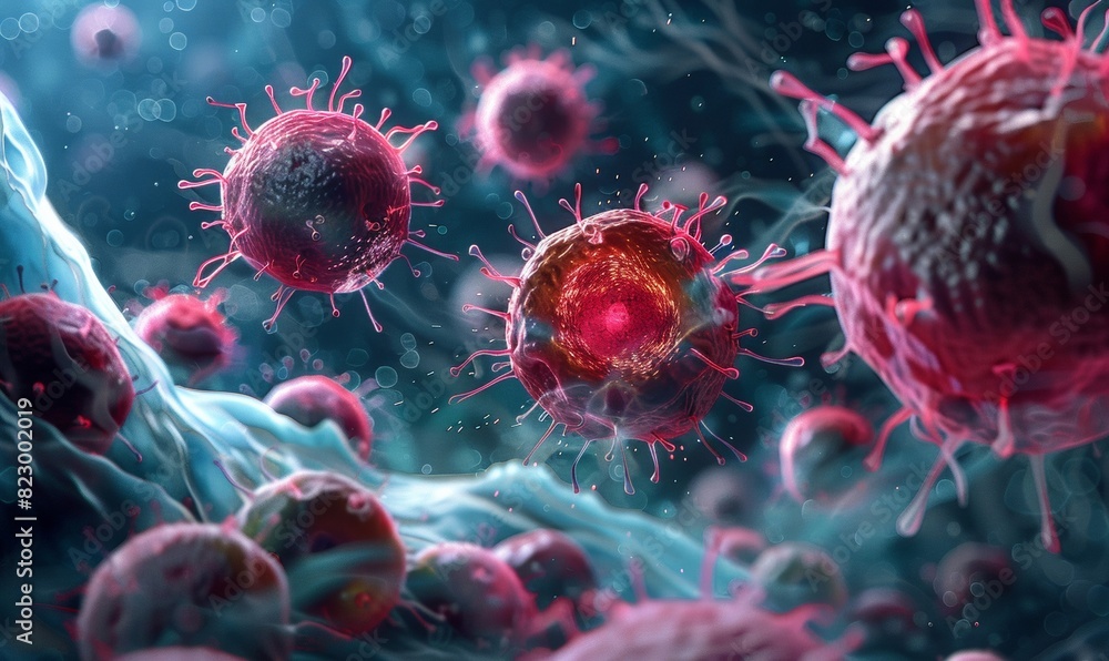 Virus Entering and Infecting Human Cells
Virus Entering and Infecting Human Cells