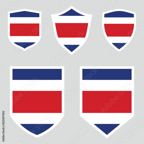 Costa Rica Set shield frame