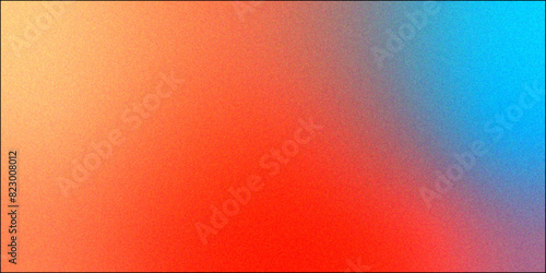 Abstract gradient with grain texture vintage noisy decorative background.