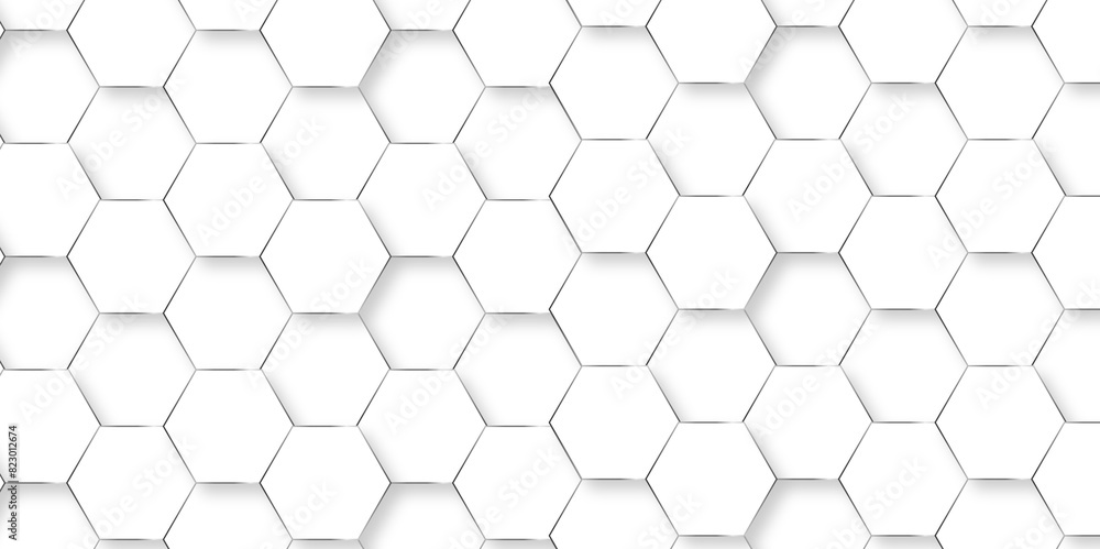 Abstract background with hexagons Abstract hexagon polygonal pattern background vector. seamless bright white abstract honeycomb background. Abstract background with hexagons Abstract hexagon polygonal pattern background vector. seamless bright white abstract honeycomb background.