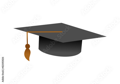 Square Academic Cap Design Illustration vector eps format , suitable for your design needs, logo, illustration, animation, etc.