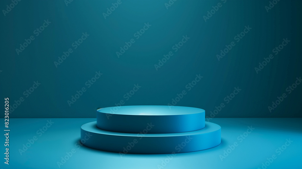3D render of a podium in a studio setting against a solid blue background. The scene features smooth transitions and soft lighting to create a clean, elegant atmosphere.
3D render of a podium in a studio setting against a solid blue background. The scene features smooth transitions and soft lighting to create a clean, elegant atmosphere.