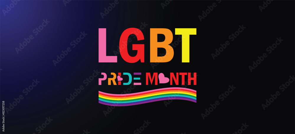 Obraz premium Designing Love The Art of Celebrating Pride Month in Style