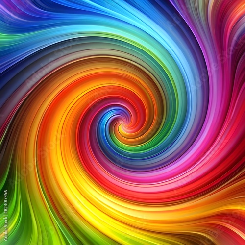 a colorful background with a swirl of colors © MOIZ