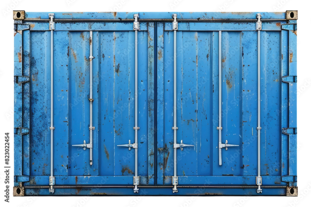 Cargo container Isolated on white background Cargo container Isolated on white background