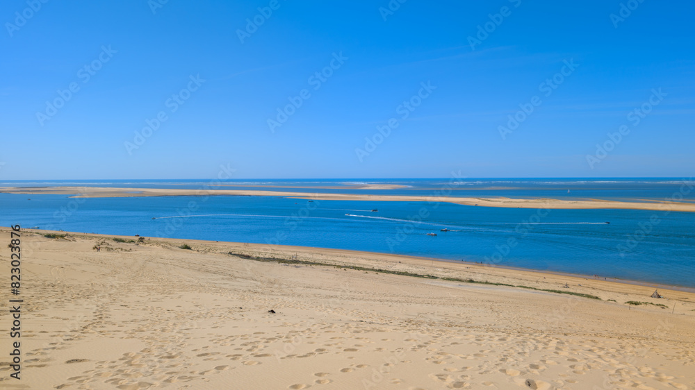 Dune of Pilat in France sandy largest sand dune in Europe Dune of Pilat in France sandy largest sand dune in Europe