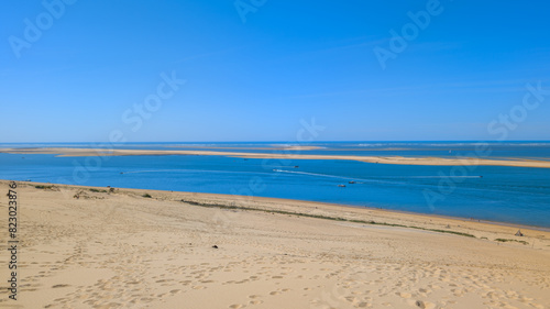Dune of Pilat in France sandy largest sand dune in Europe