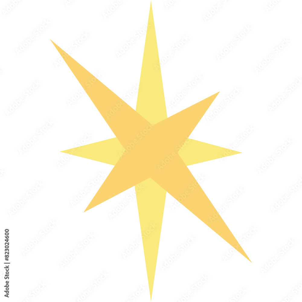 Sparkling Star Illustration Sparkling Star Illustration