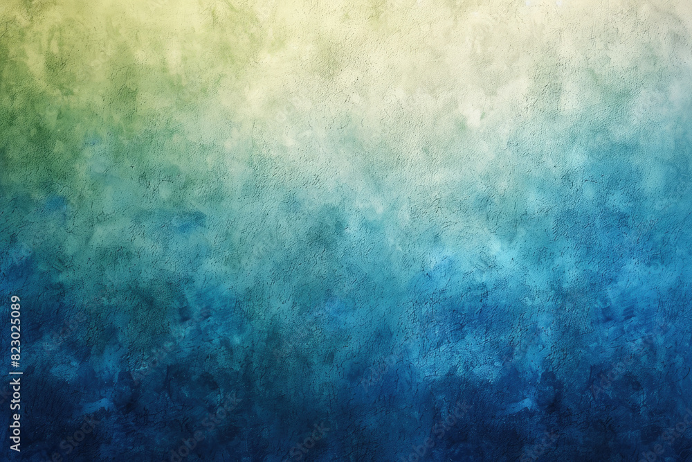 Abstract background, blue-green gradient, dark tones, mysterious atmosphere. Created with Ai