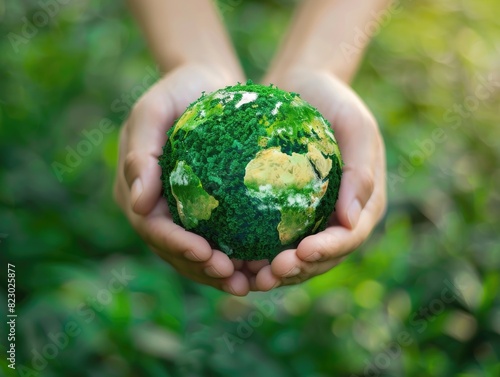The Earth and Ball in Hand