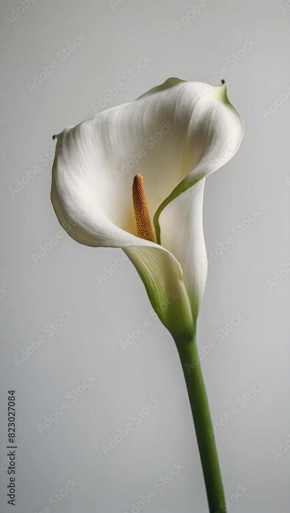 Image of a Calla Lilly In Studio Image of a Calla Lilly In Studio