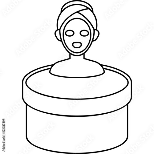 Relaxing Bath Icon