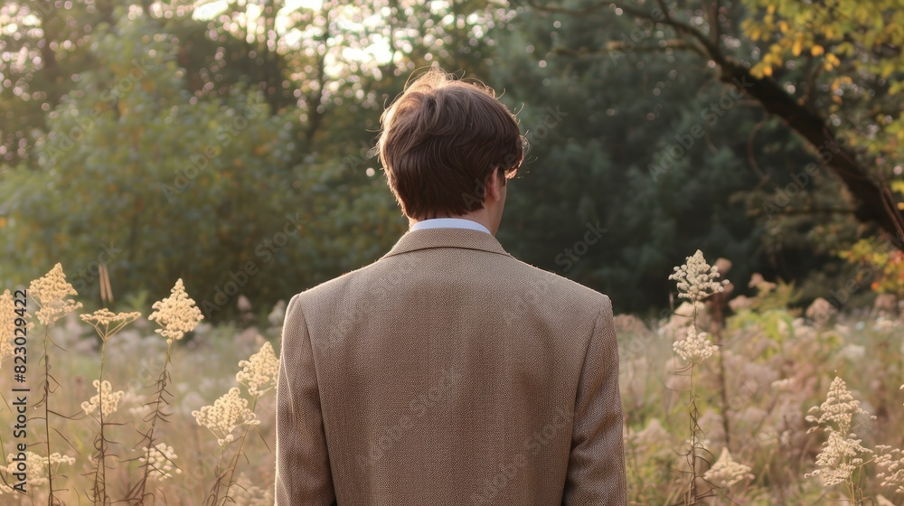 Serene Solitude in a Vibrant Field of Dreams Serene Solitude in a Vibrant Field of Dreams