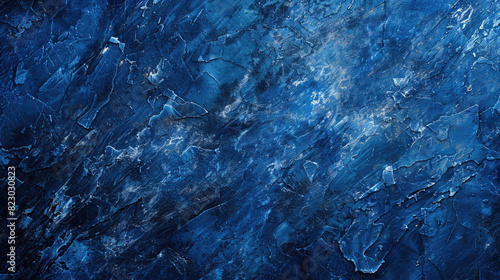 Abstract Blue Dark Painting Texture Background. Created with Ai