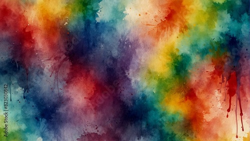 Abstract colorful watercolor background for graphic design. Watercolor illustration photo