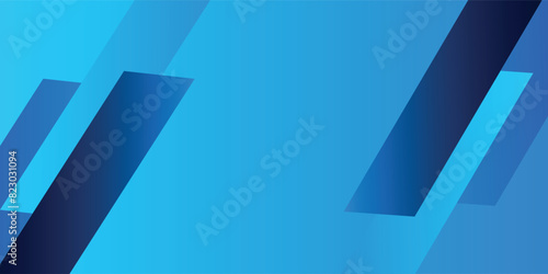 Fresh blue abstract presentation background with bright blue color. Vector illustration design for presentation, banner, cover, web, flyer, card, poster, wallpaper, texture, slide, magazine vector