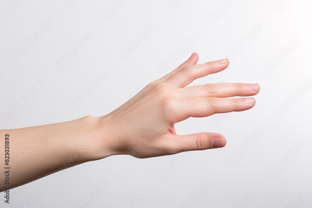 a hand with fingers extended