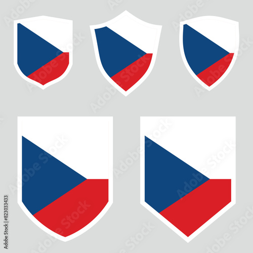 Free Download Czech Republic Set shield frame - GFXLoad