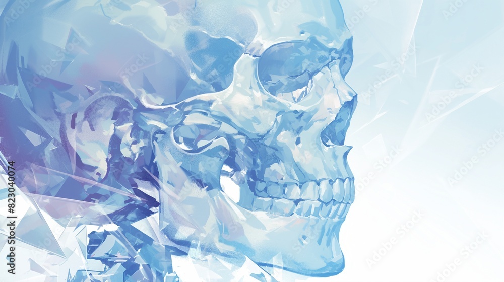 Fototapeta premium 頭蓋骨の形をした水晶6