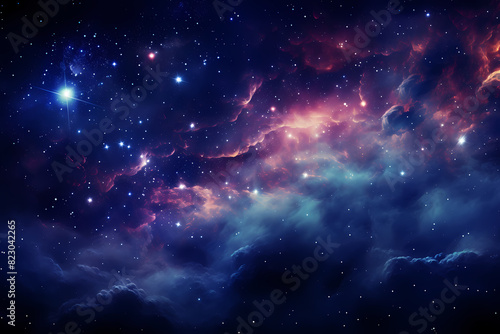 stars and nebula