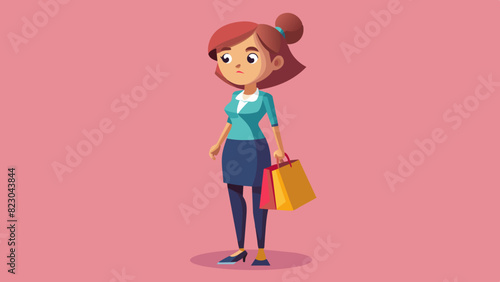 girl with shopping bag