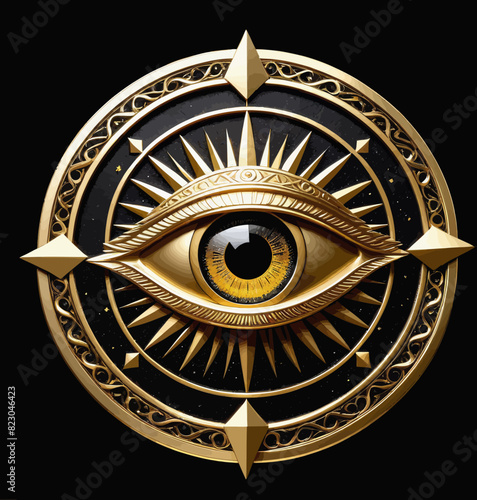 an all seeing symbol with an all seeing eye