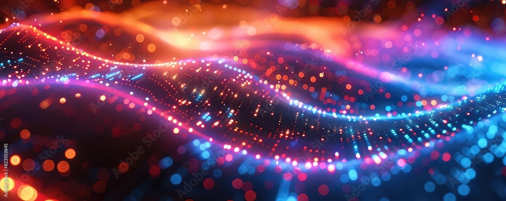 Blockchain and big data integration, interconnected nodes, glowing lines, vibrant colors, modern design, Blockchain and big data integration, interconnected nodes, glowing lines, vibrant colors, modern design,