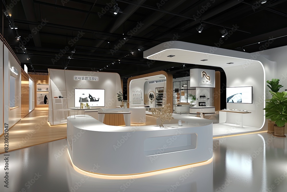 Design a 3D-rendered virtual trade exhibition Design a 3D-rendered virtual trade exhibition