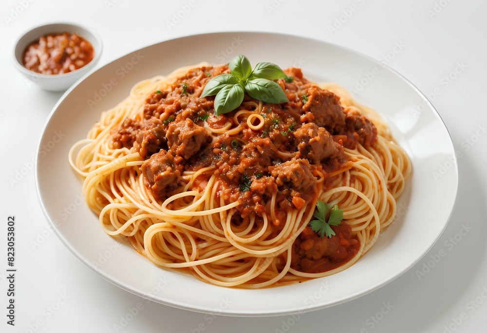 Spaghetti bolognese pork or spaghetti with minced pork tomato sauce Spaghetti bolognese pork or spaghetti with minced pork tomato sauce