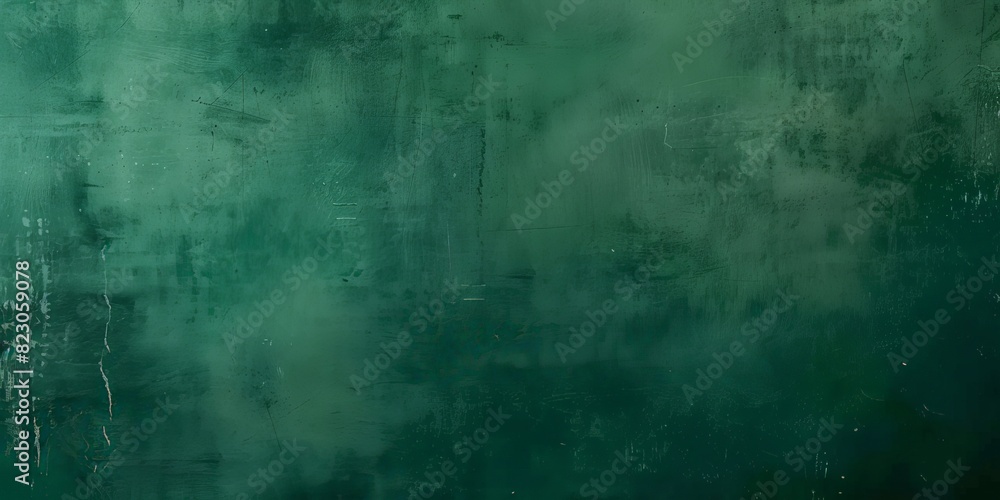 A dark green background with a subtle grain texture, dark green wall background, painting background texture with dark green, banner