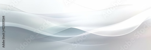 abstract White wave business background  banner