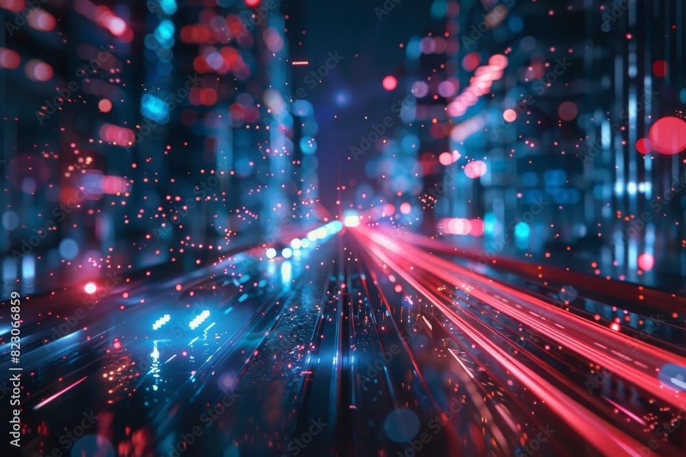 Obraz premium High speed connection