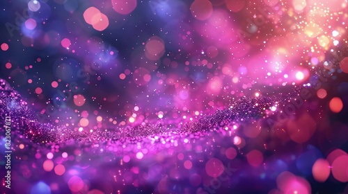 Pink color glitter background.