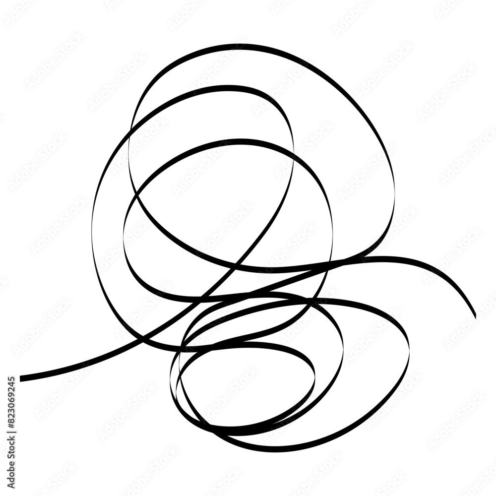 Abstract Scribble Line Abstract Scribble Line