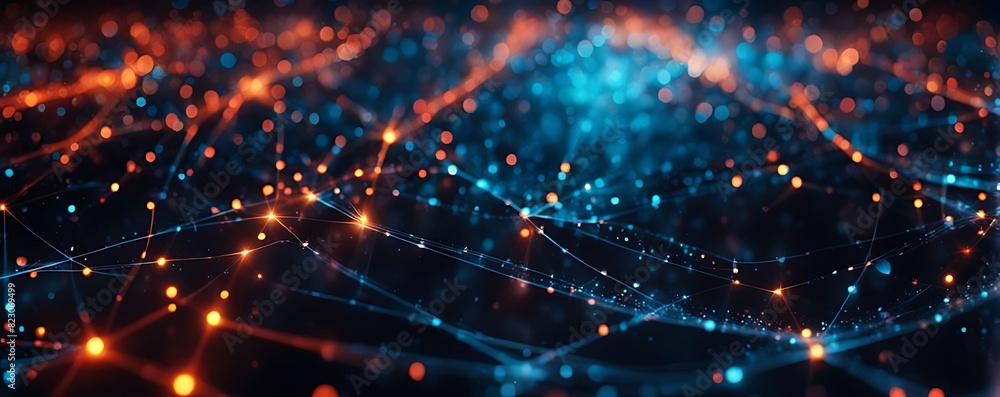 Digital background for advanced technological operations, neural networks, AI, data transmission, encryption, digital archives, audio and visual representations, scientific research and etc Digital background for advanced technological operations, neural networks, AI, data transmission, encryption, digital archives, audio and visual representations, scientific research and etc