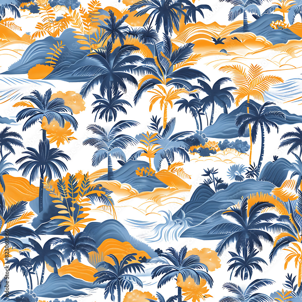 Natural Tropical Landscape Background Natural Tropical Landscape Background
