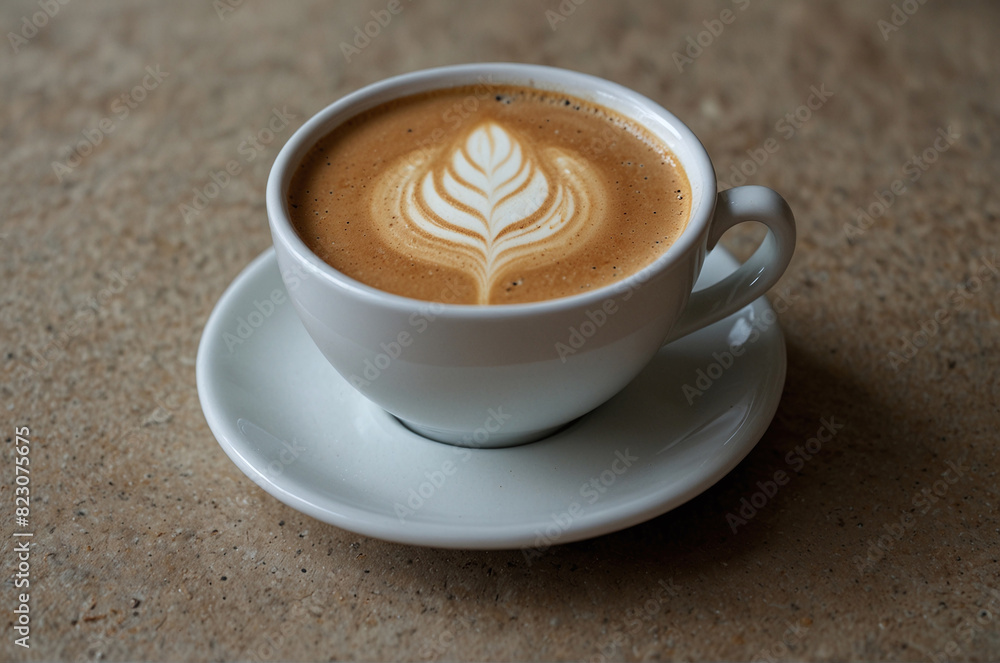 Cup of cappuccino Minimalist Indulgence Mono Cappuccino Cup of cappuccino Minimalist Indulgence Mono Cappuccino