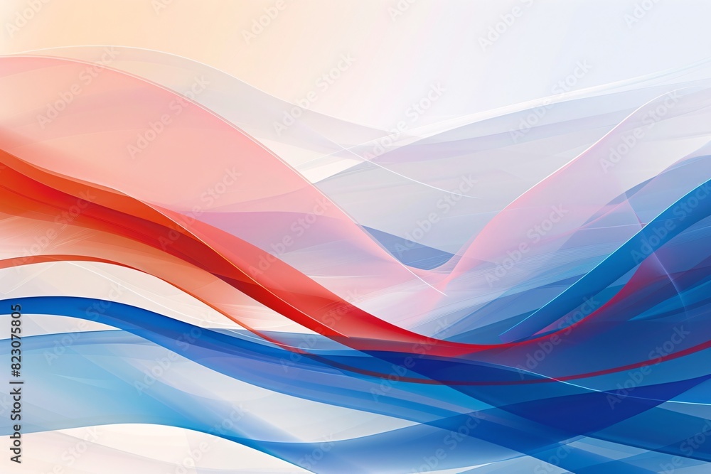 a blue and red wavy lines a blue and red wavy lines