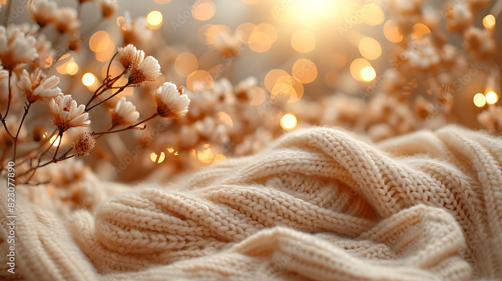 Cozy Nights In: Realistic Image of Empty Canvas with Warm Tones Cozy Nights In: Realistic Image of Empty Canvas with Warm Tones