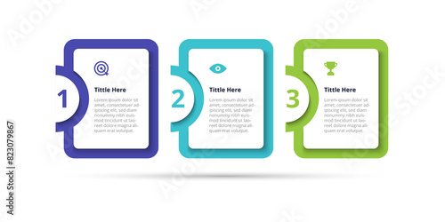 Infographic design template, steps or option with icons. Infographic business concept can be used for info graphics, flow charts, presentations, websites, banners.